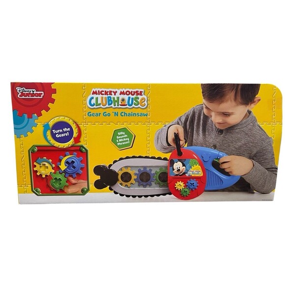 Disney Junior Mickey Mouse Clubhouse Gear ‘N Go Chainsaw with Sounds - Picture 2 of 9